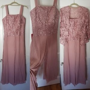 Mother of the bride lace jumpsuit